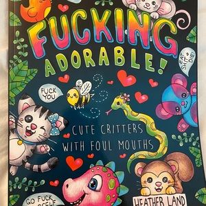 NEW Adorable Adult Coloring Book